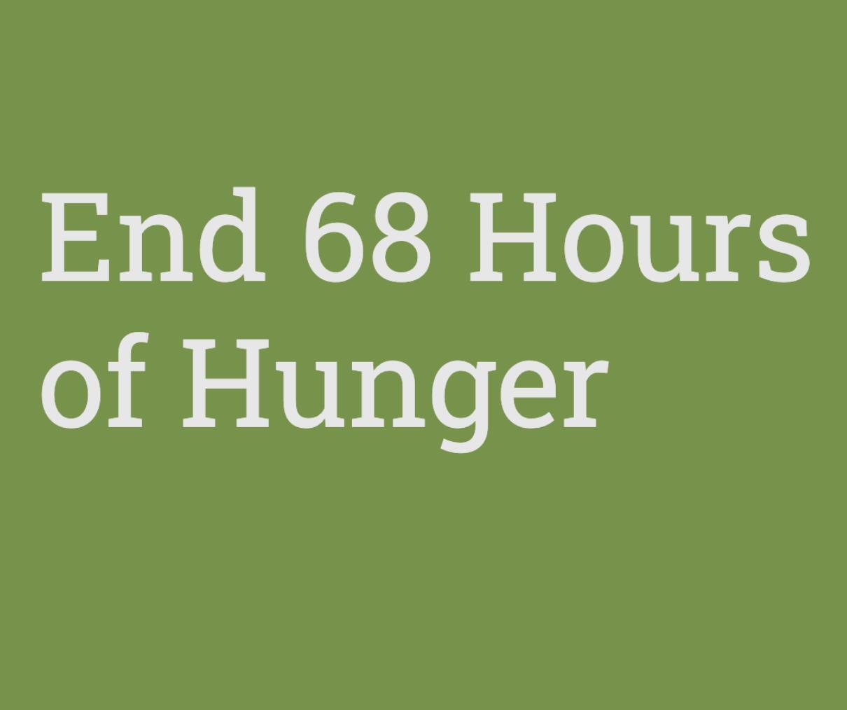 End 68 Hours of Hunger program logo